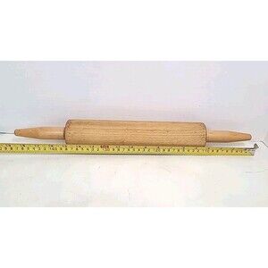 Vintage Wood Rolling Pin 19"